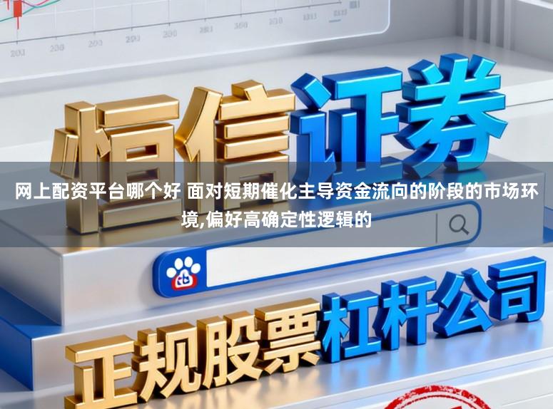 网上配资平台哪个好 面对短期催化主导资金流向的阶段的市场环境，偏好高确定性逻辑的